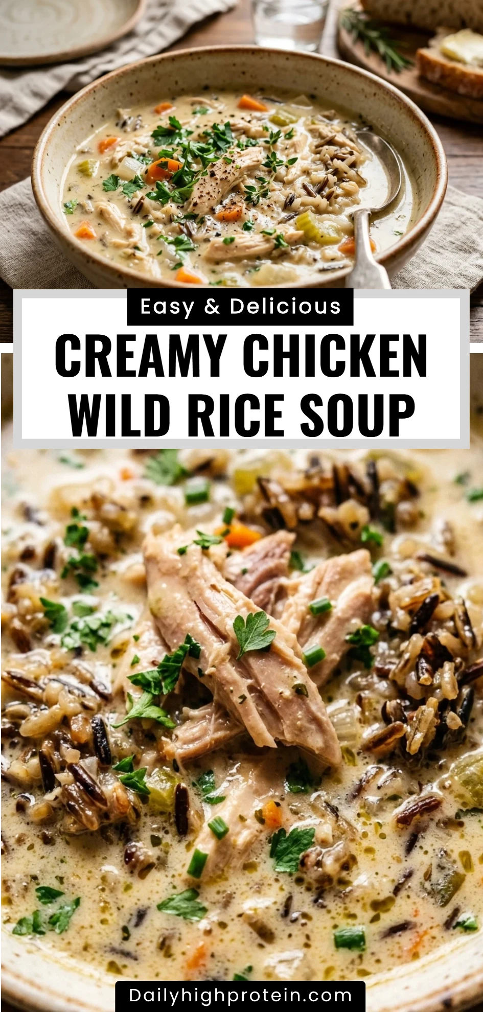 Creamy Chicken Wild Rice Soup