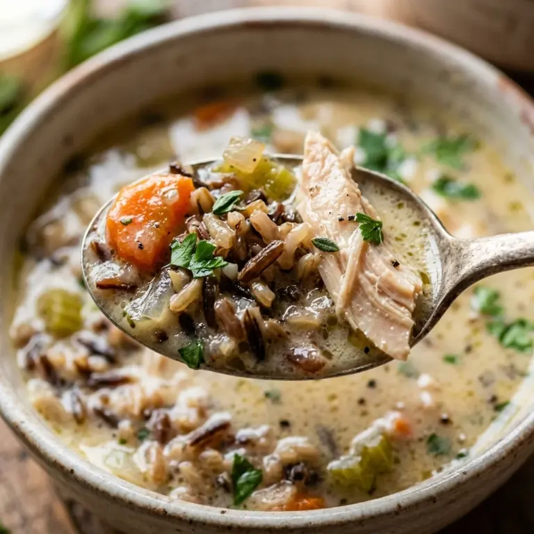 Creamy Chicken Wild Rice Soup