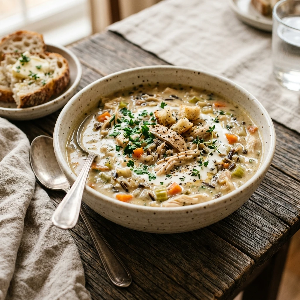 Creamy Chicken Wild Rice Soup