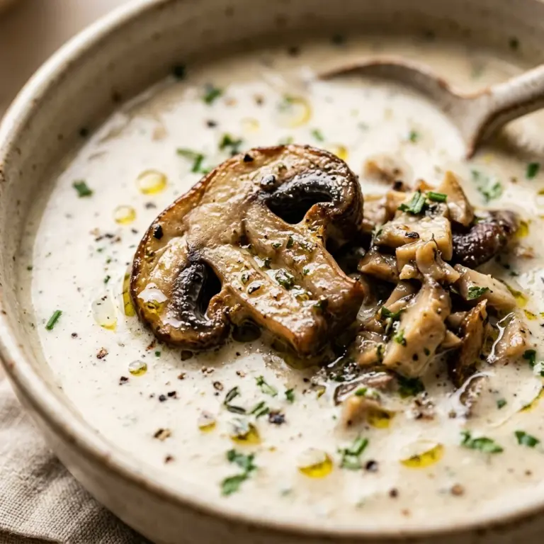 creamy mushroom soup recipe