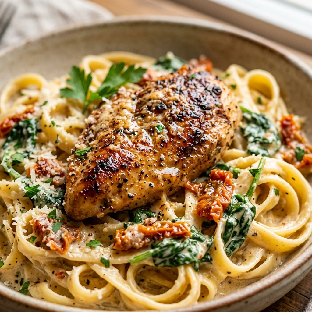 Creamy Tuscan Chicken Pasta
