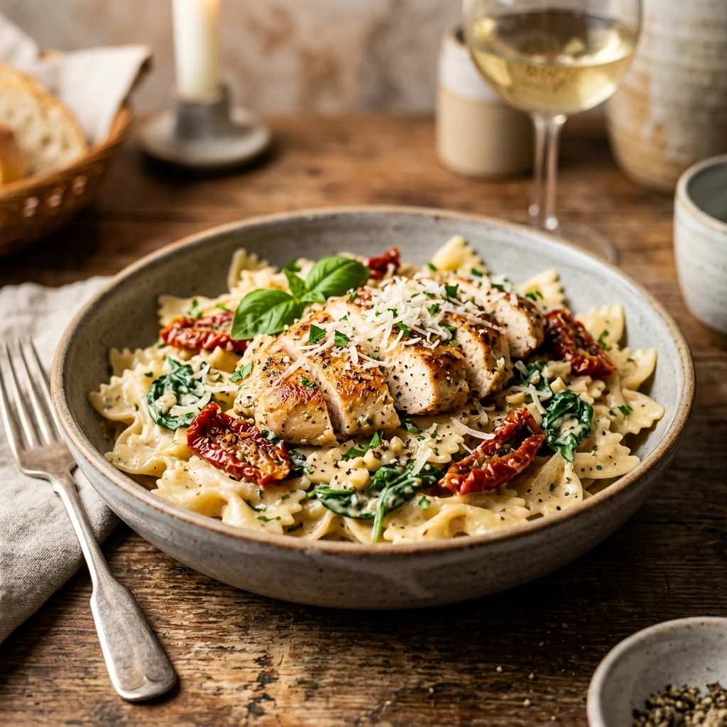 Creamy Tuscan Chicken Pasta