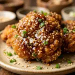 Crispy Honey Garlic Chicken Bites
