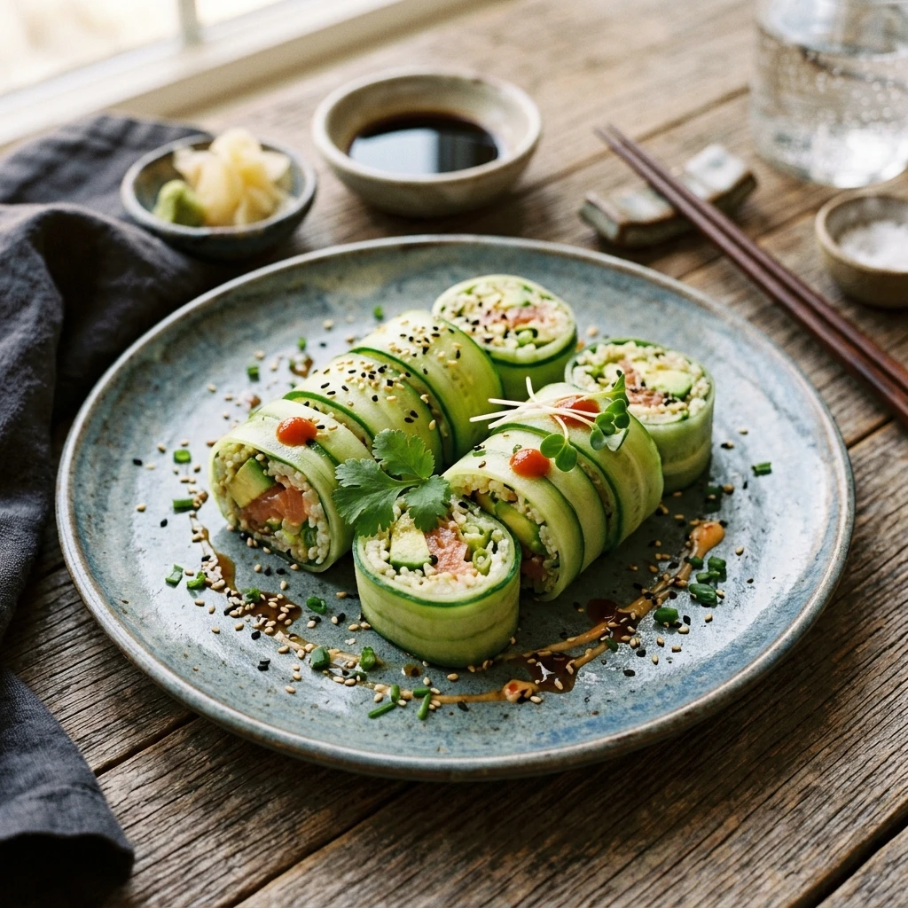 Cucumber Avocado Rolls