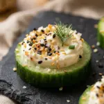Everything Bagel Cucumber Bites
