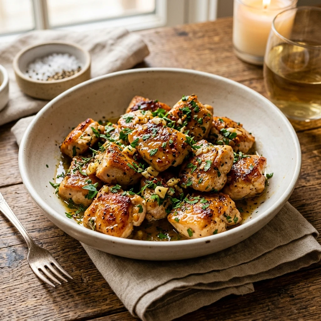 Garlic Butter Chicken Bites