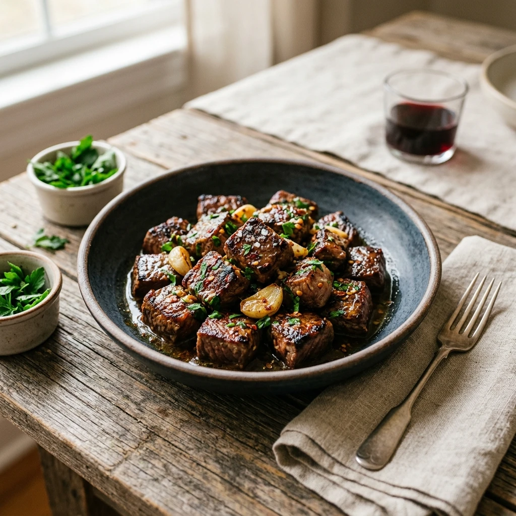 Garlic Butter Steak Bites