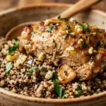 High Protein Garlic Chicken And Quinoa