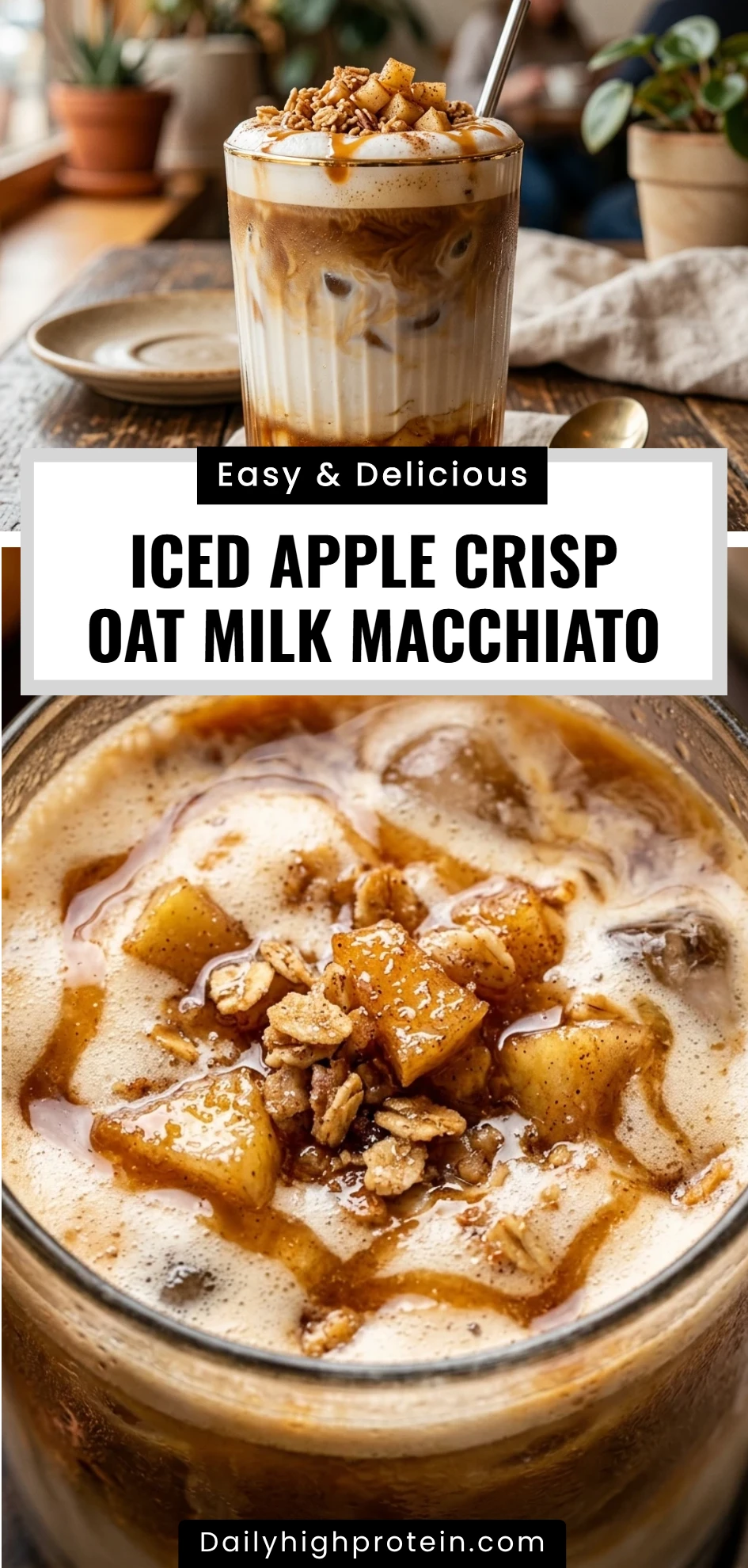 Iced Apple Crisp Oat Milk Macchiato
