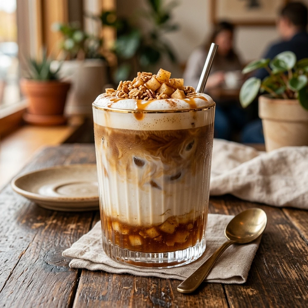 Iced Apple Crisp Oat Milk Macchiato