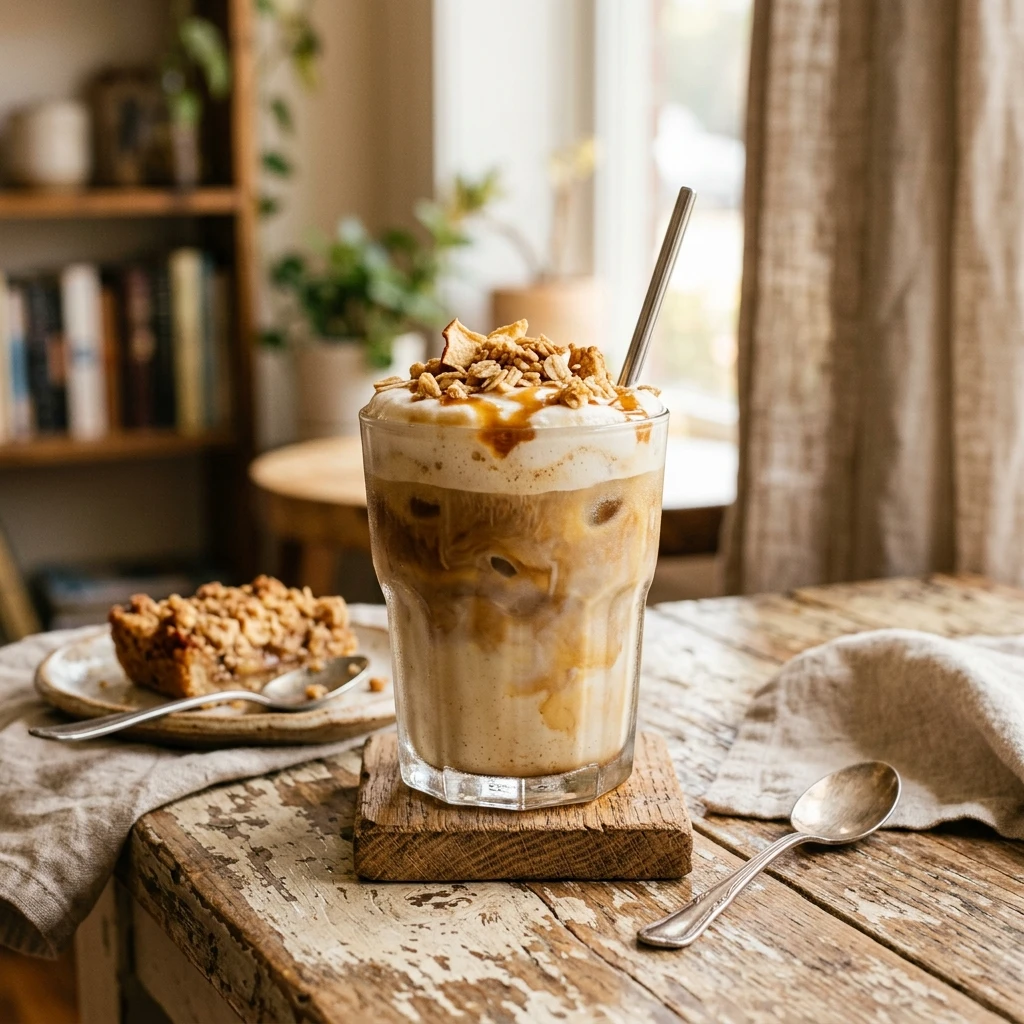 Iced Apple Crisp Oat Milk Macchiato