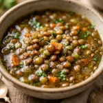 Lentil Vegetable Soup High Protein