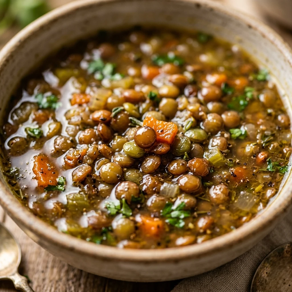 Lentil Vegetable Soup High Protein