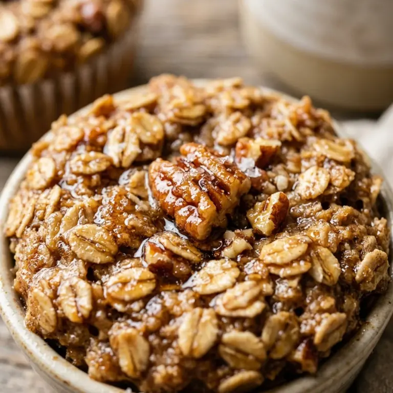 Maple Pecan Oatmeal Cups