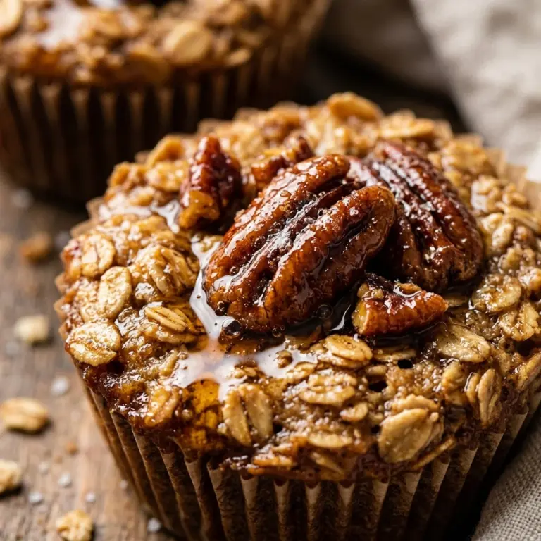 Maple Pecan Oatmeal Cups