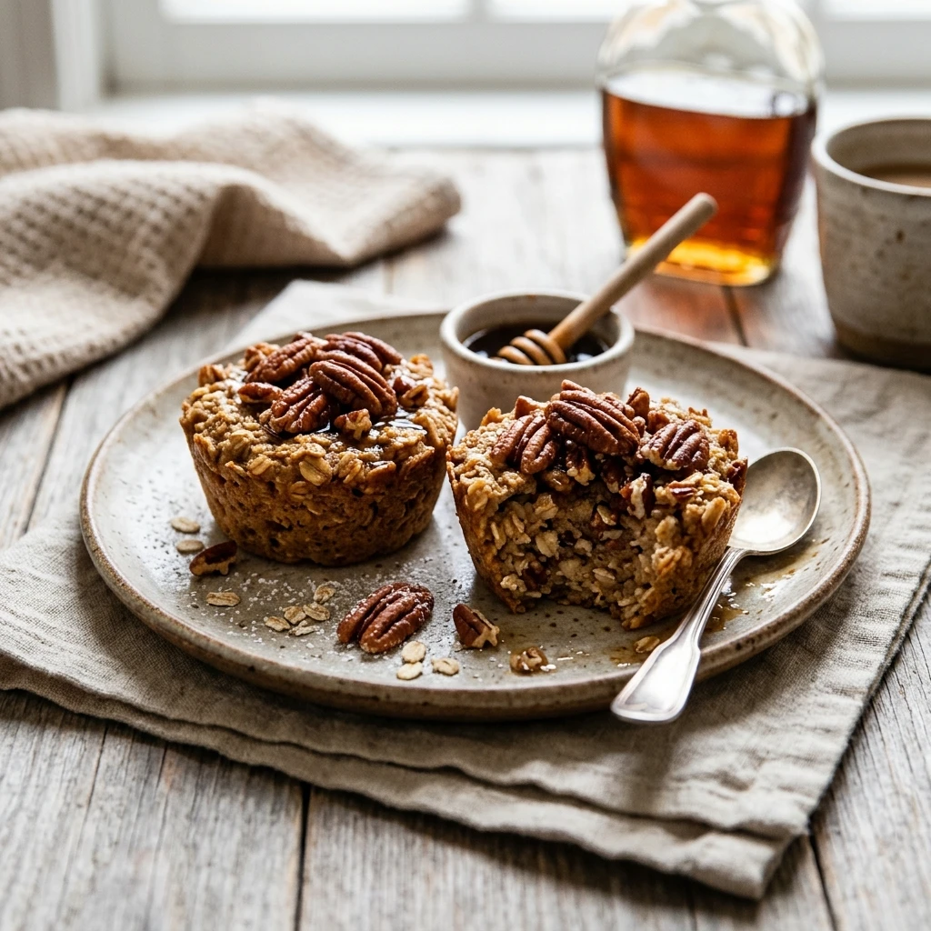 Maple Pecan Oatmeal Cups