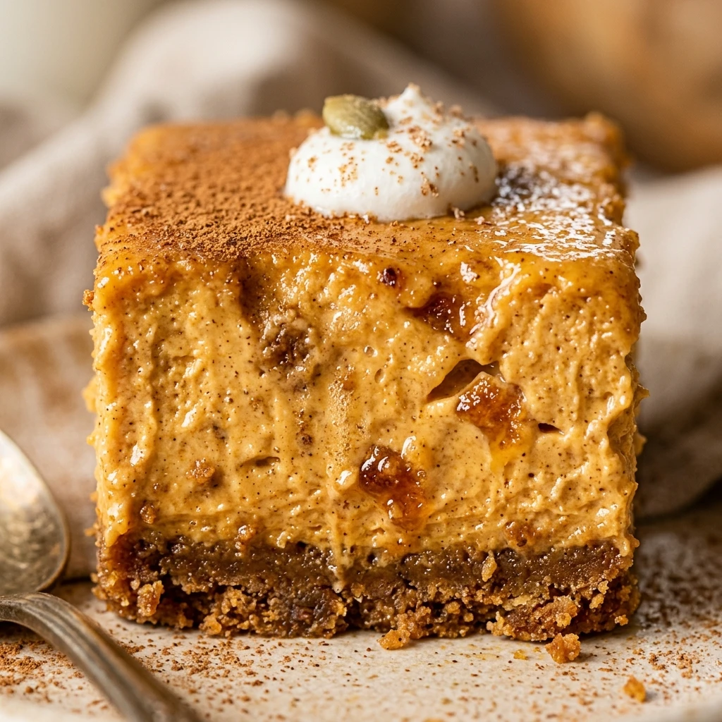 No-Bake Pumpkin Cheesecake Bars