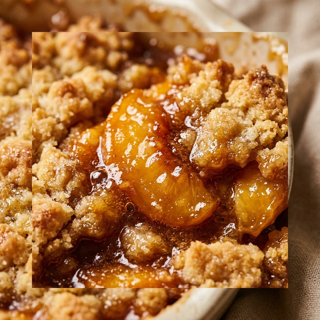 Peach Cobbler Dump Cake