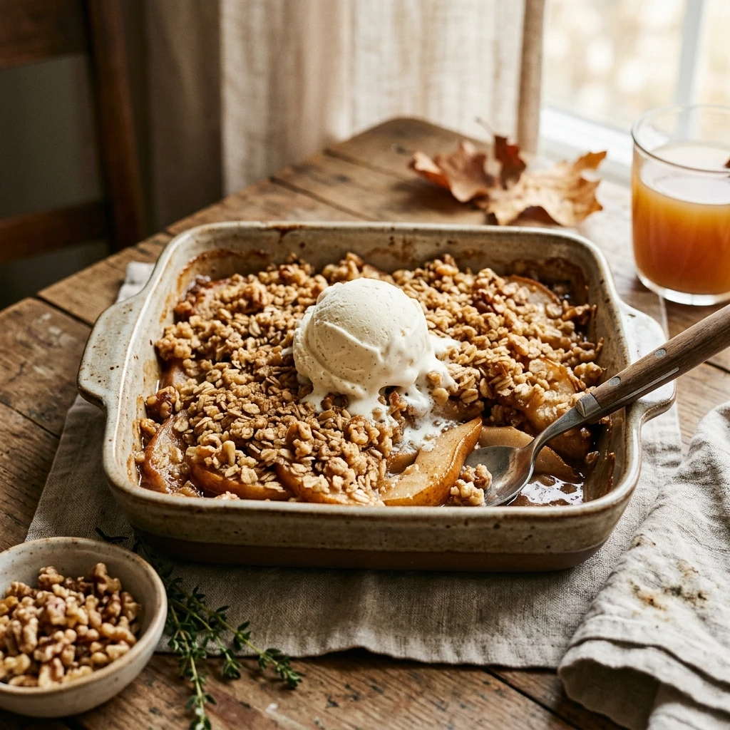pear crisp recipe