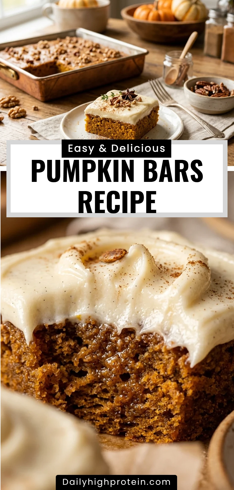 pumpkin bars recipe