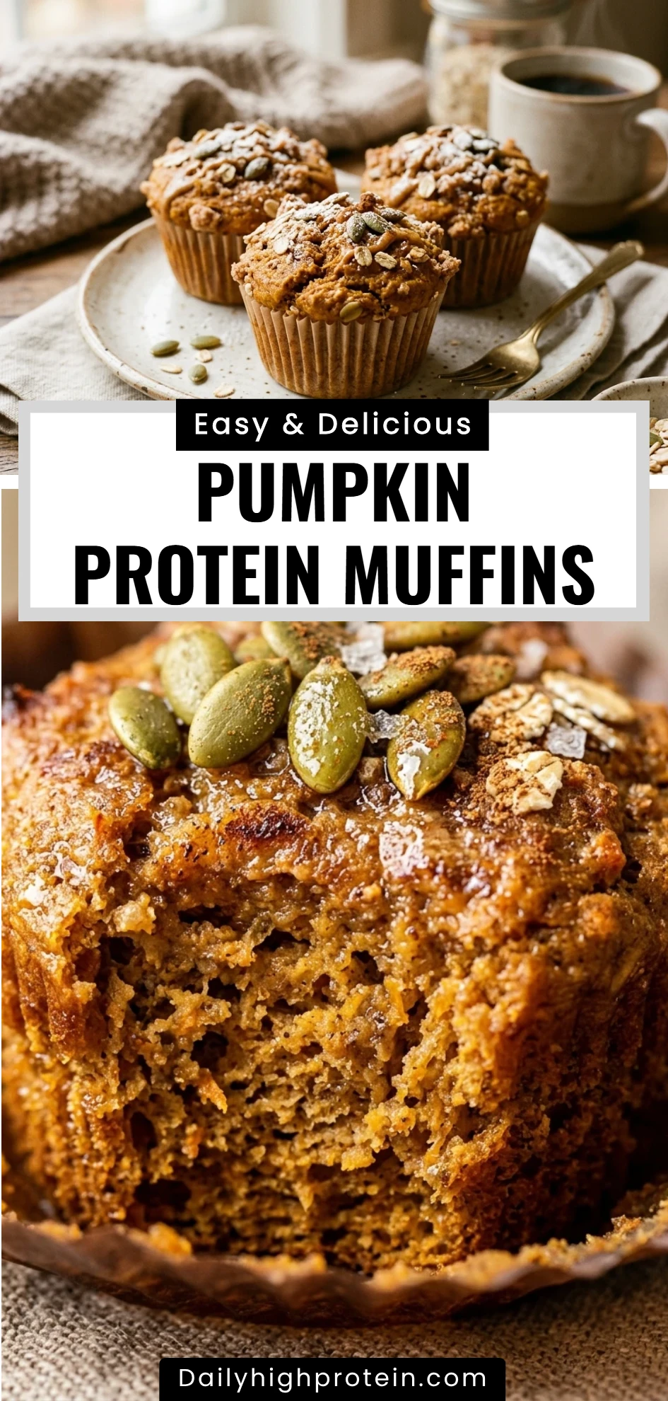 Pumpkin Protein Muffins