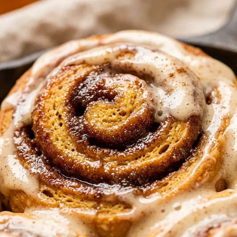 Pumpkin Spice Cinnamon Rolls