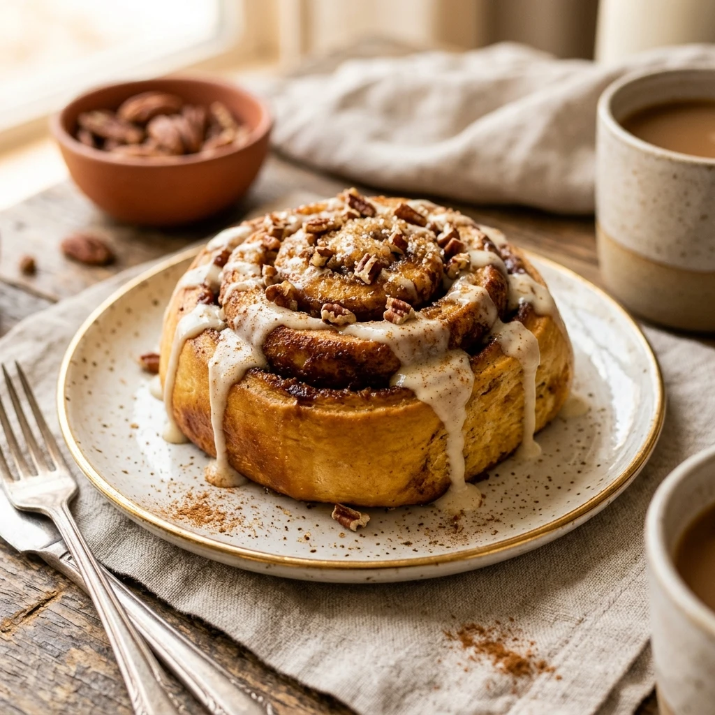 Pumpkin Spice Cinnamon Rolls