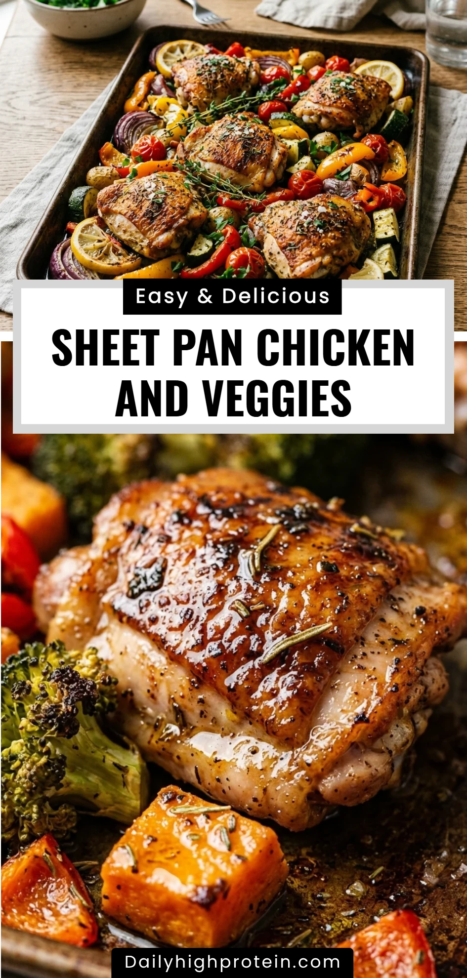 Sheet Pan Chicken And Veggies