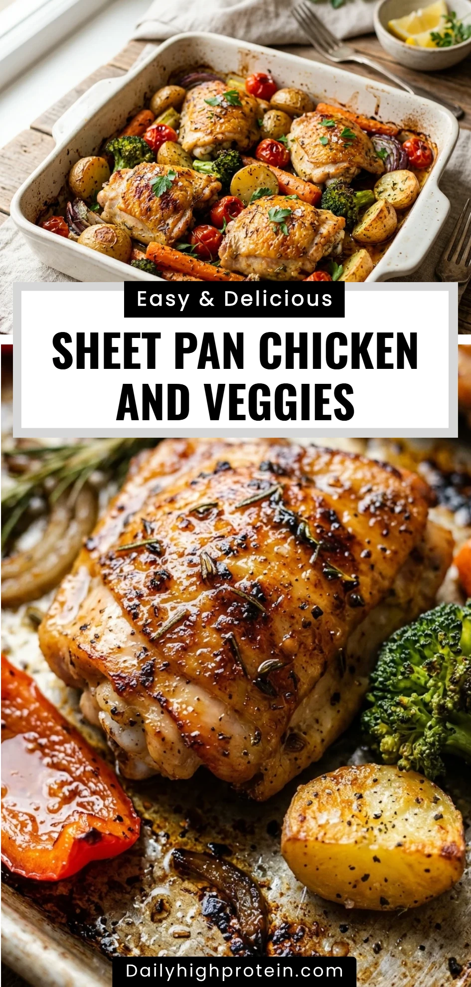 Sheet Pan Chicken And Veggies