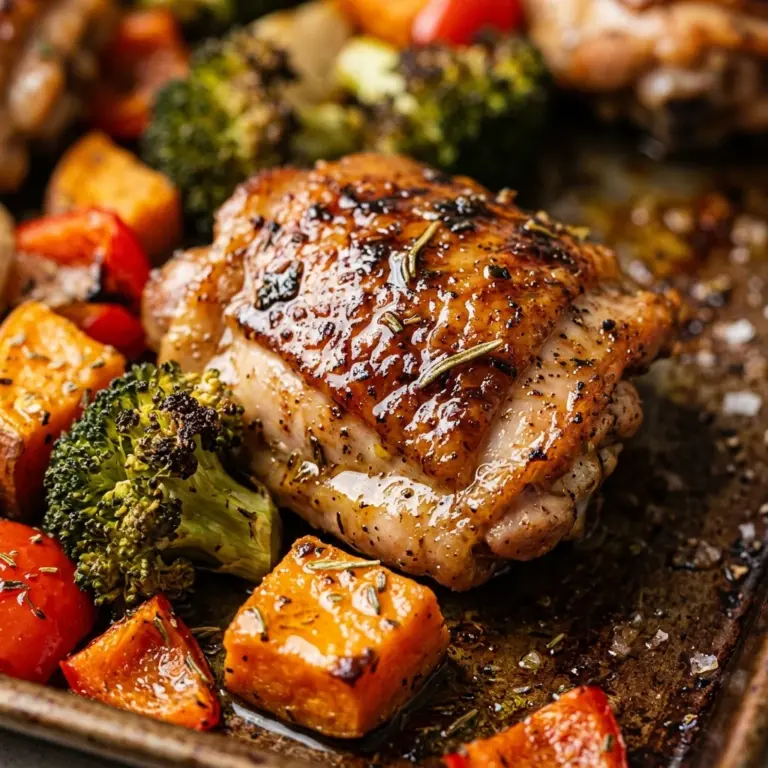 Sheet Pan Chicken And Veggies