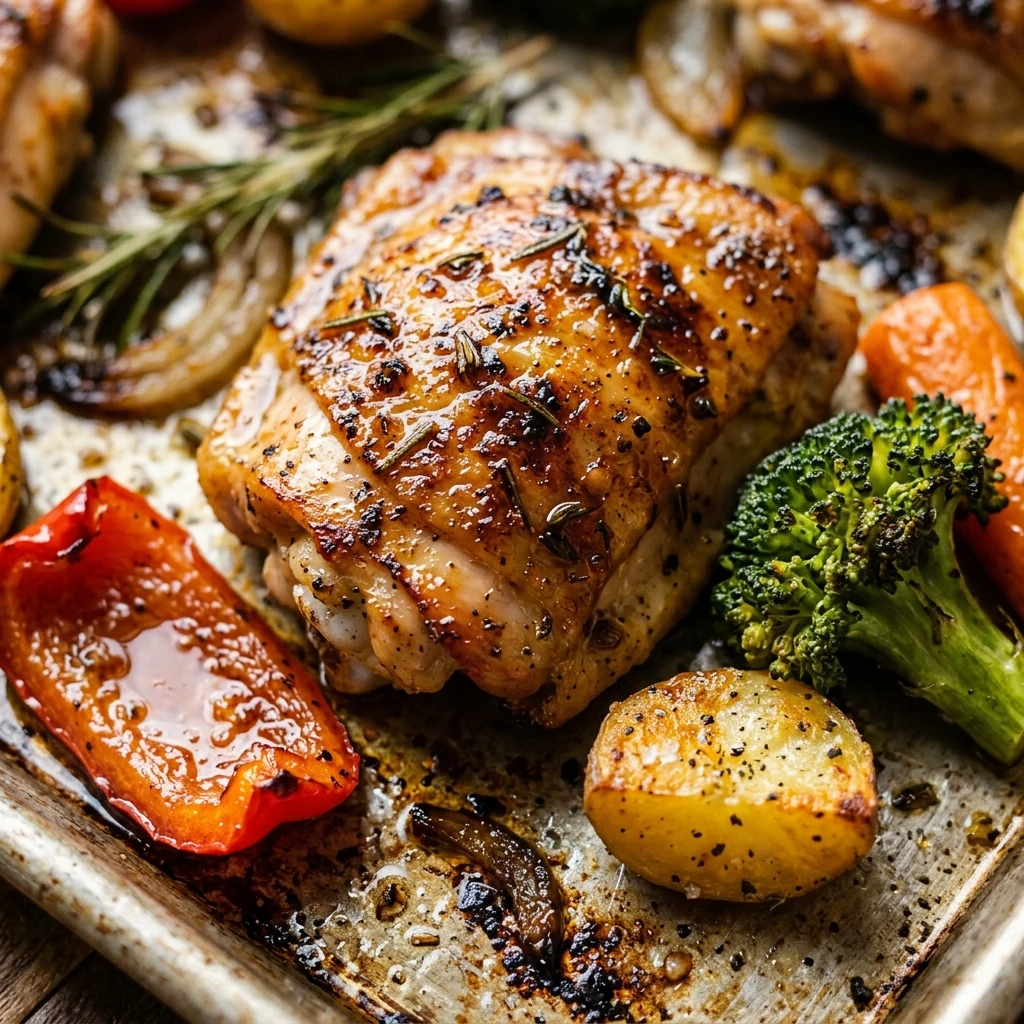 Sheet Pan Chicken And Veggies