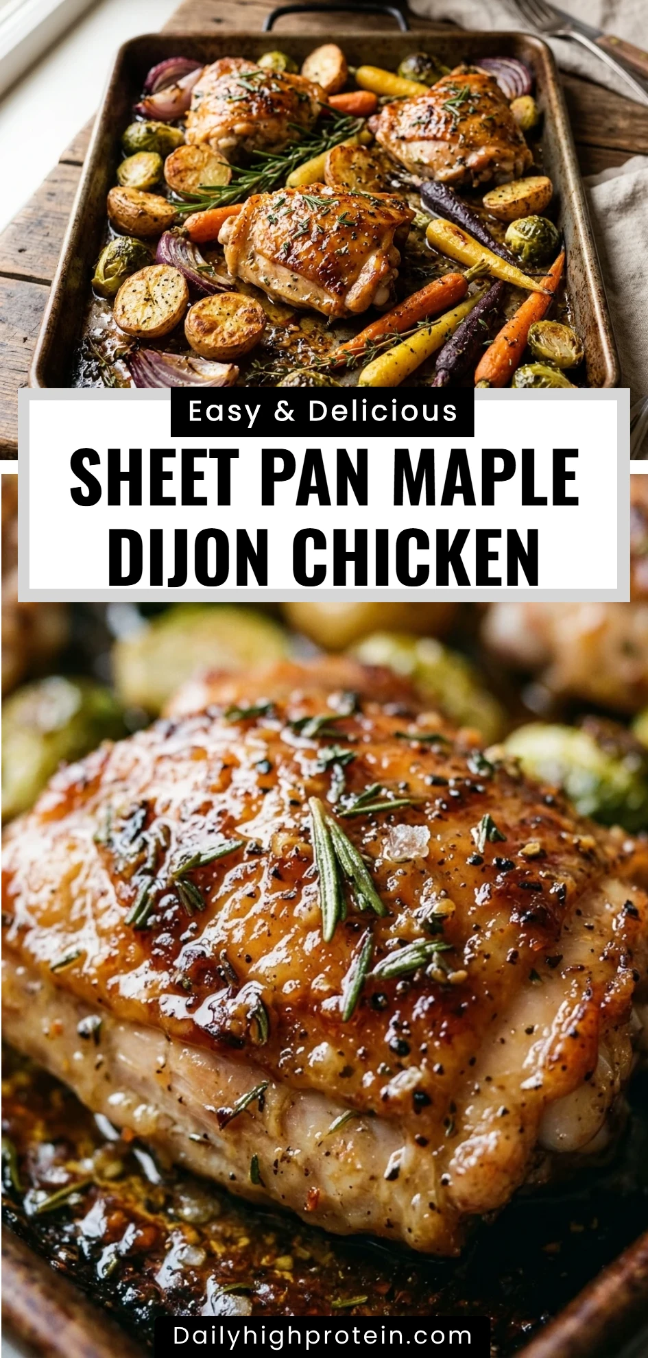 Sheet Pan Maple Dijon Chicken