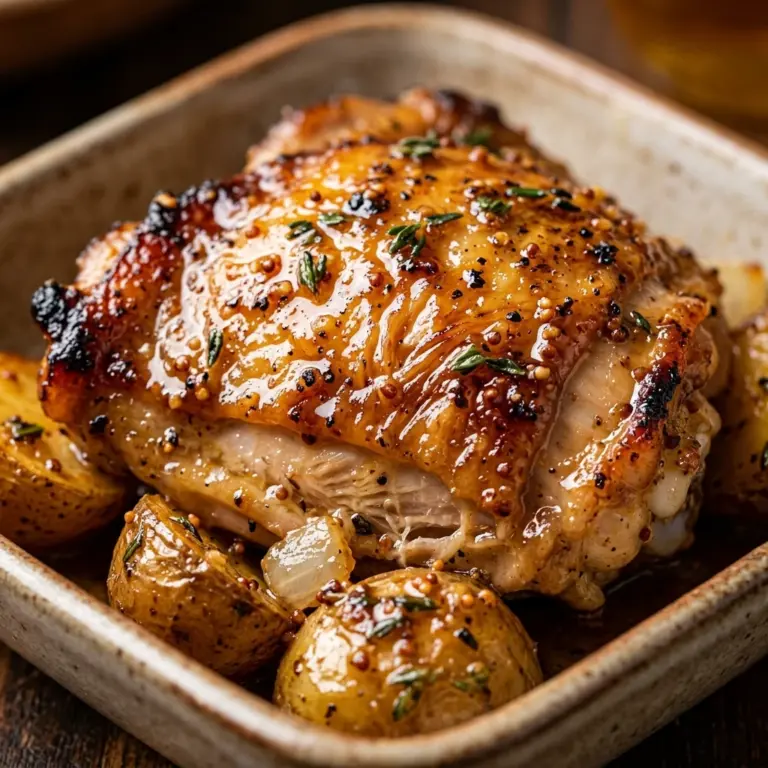 Sheet Pan Maple Dijon Chicken