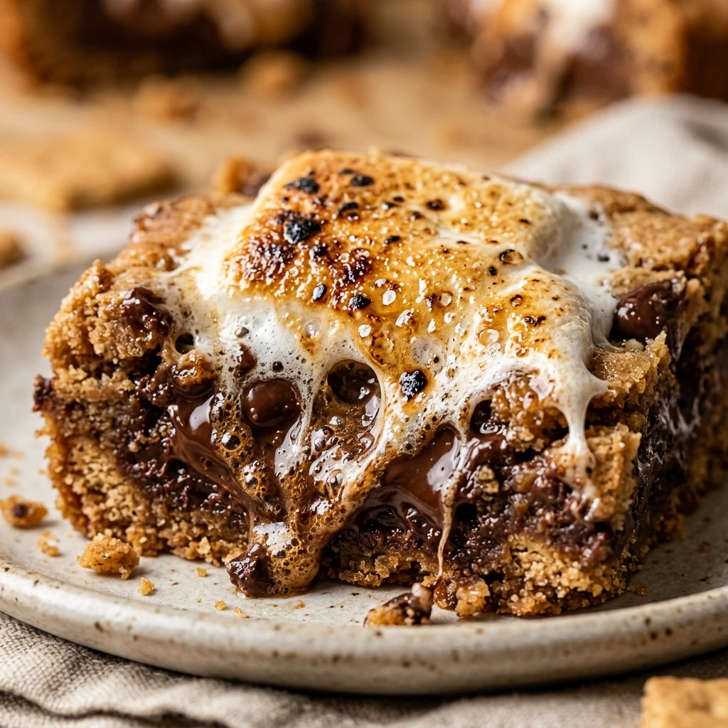 S'mores Cookie Bars