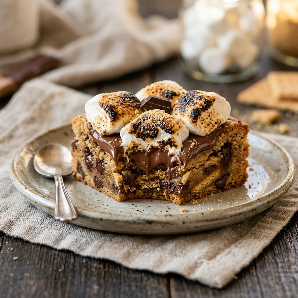 S'mores Cookie Bars
