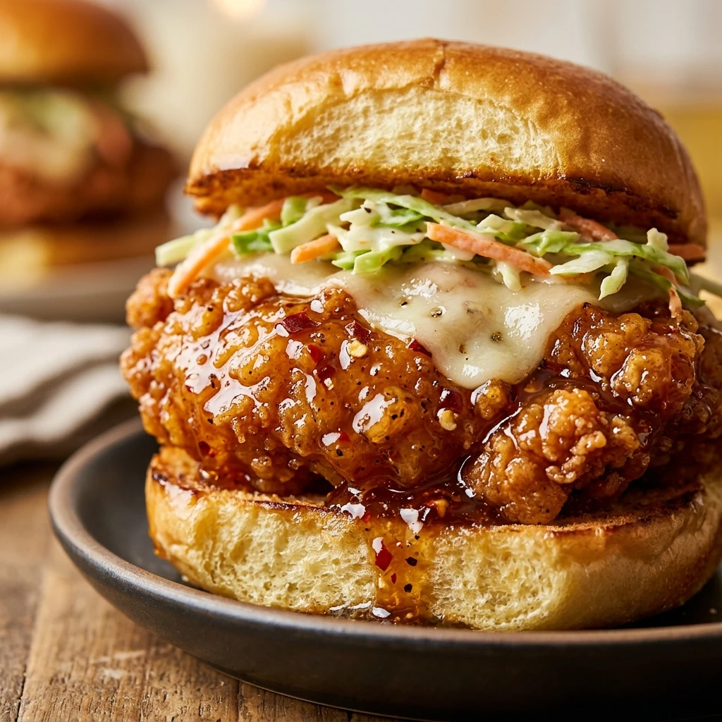 Spicy Honey Chicken Sliders