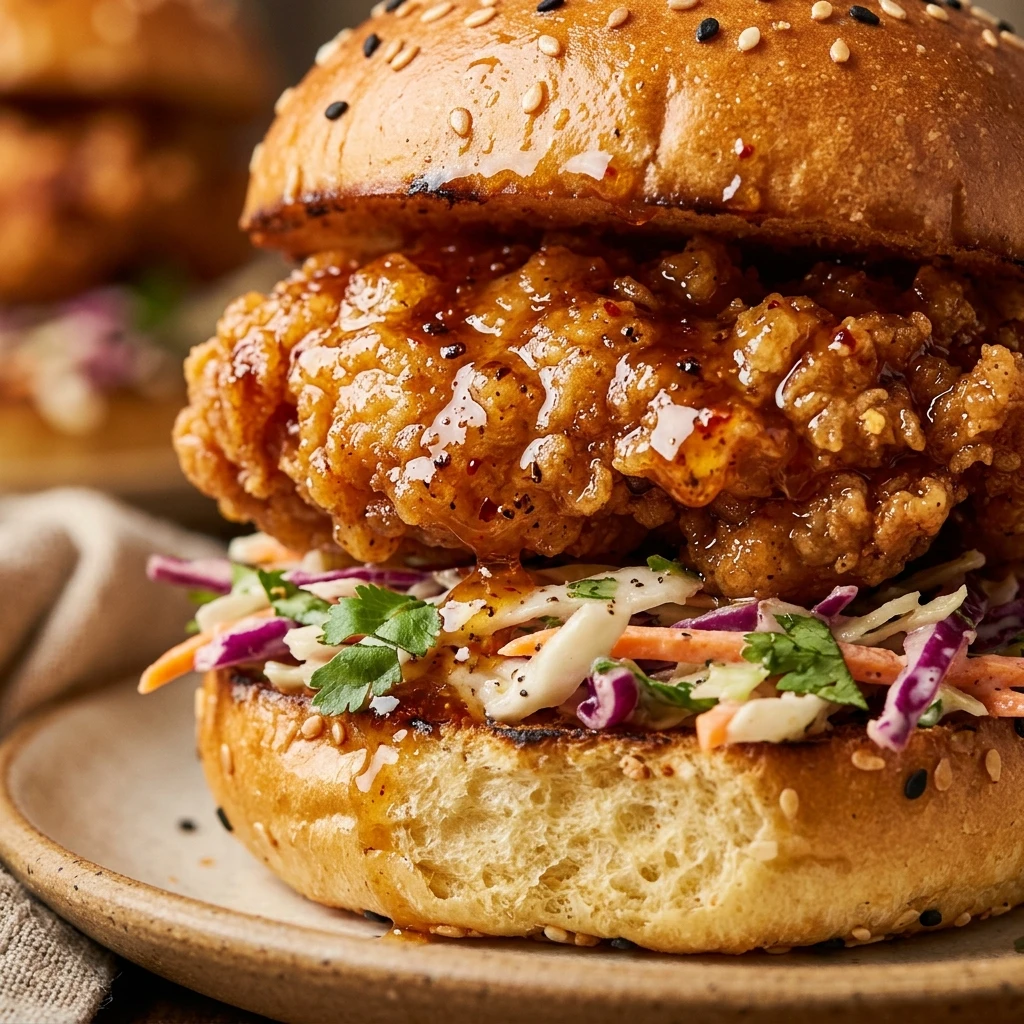Spicy Honey Chicken Sliders