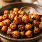 Spicy Roasted Chickpeas High Protein