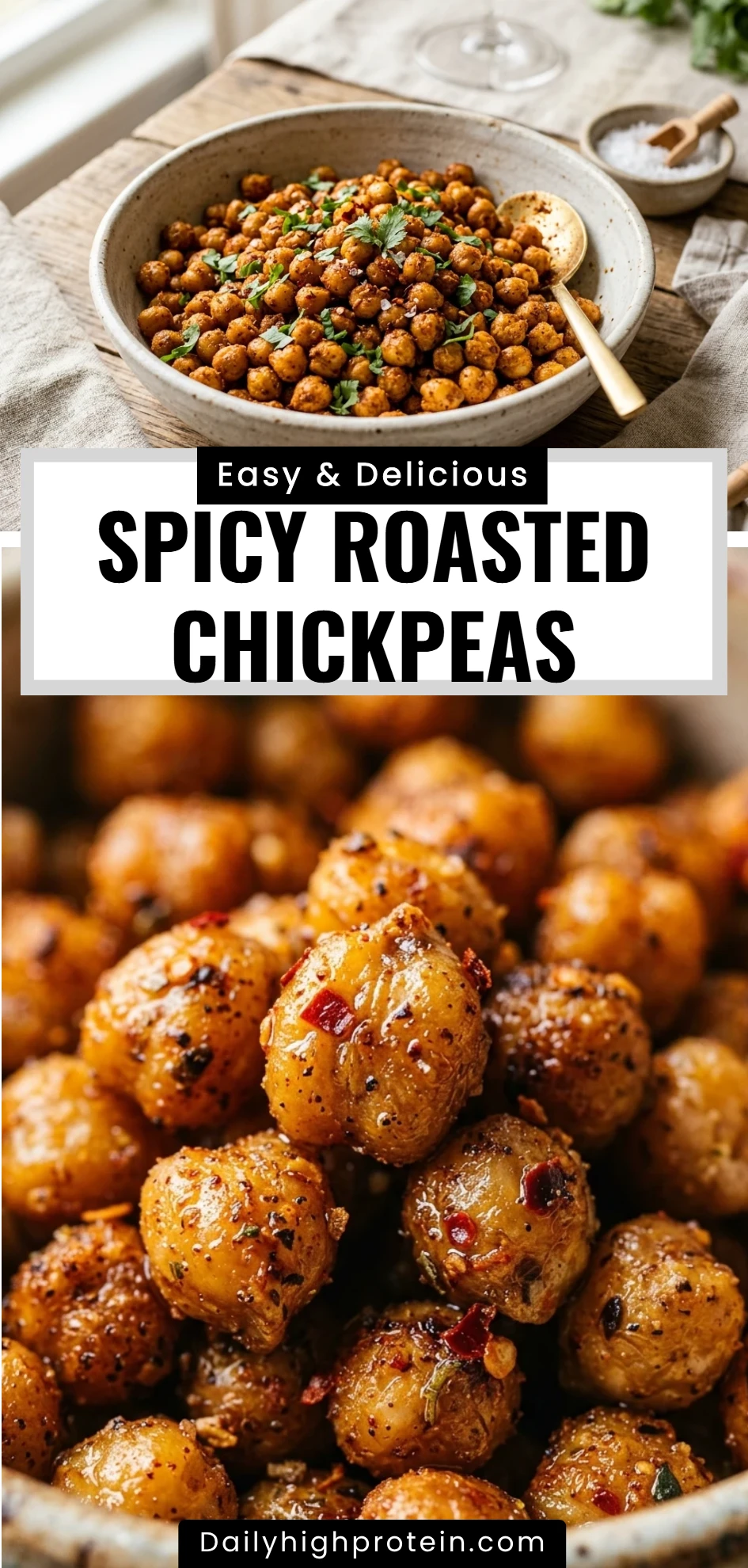 Spicy Roasted Chickpeas