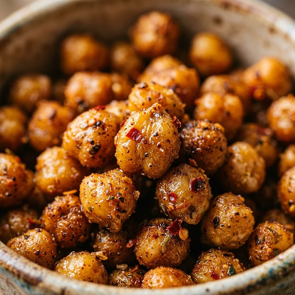 Spicy Roasted Chickpeas