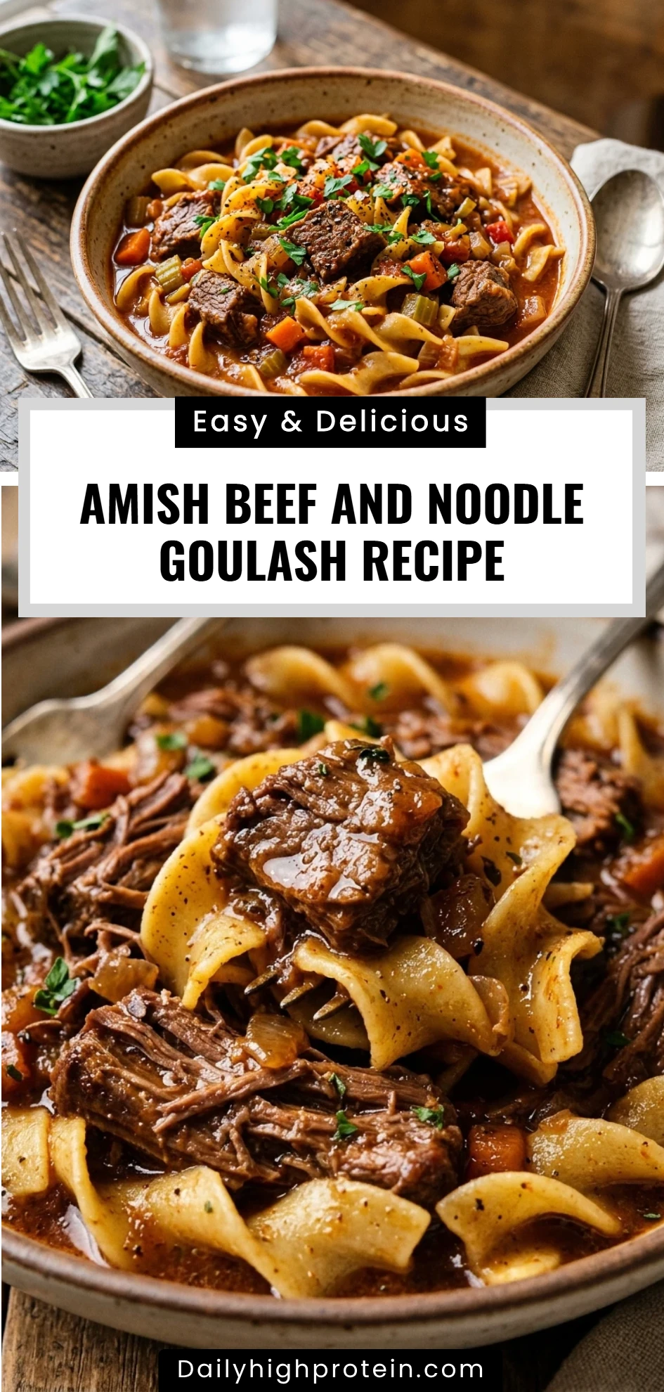 Amish Beef And Noodle Goulash Recipe