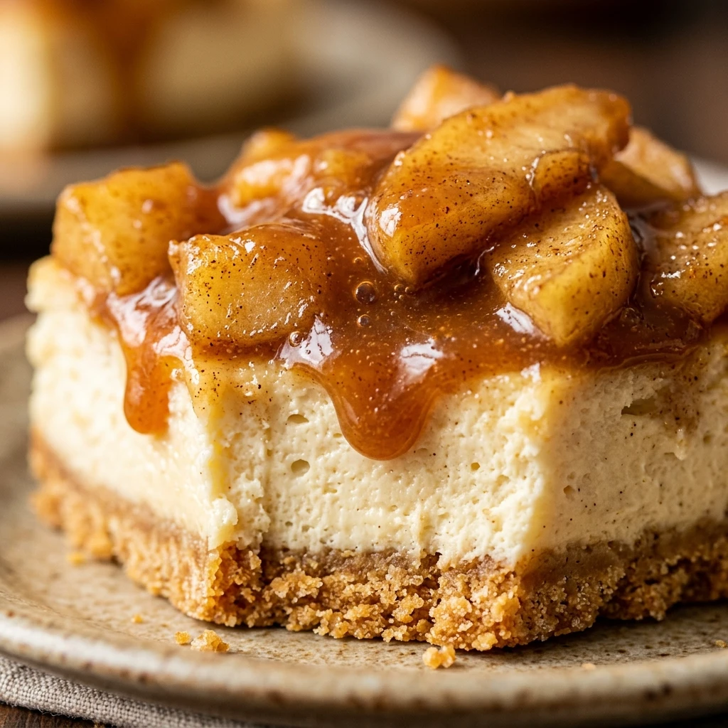 Caramel Apple Cheesecake Bars Recipe