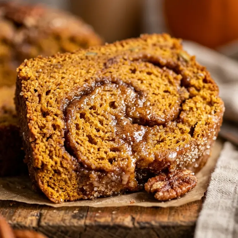 Cinnamon Swirl Pumpkin Bread Recipe