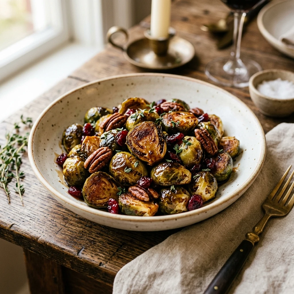Honey Balsamic Brussels Sprouts Recipe