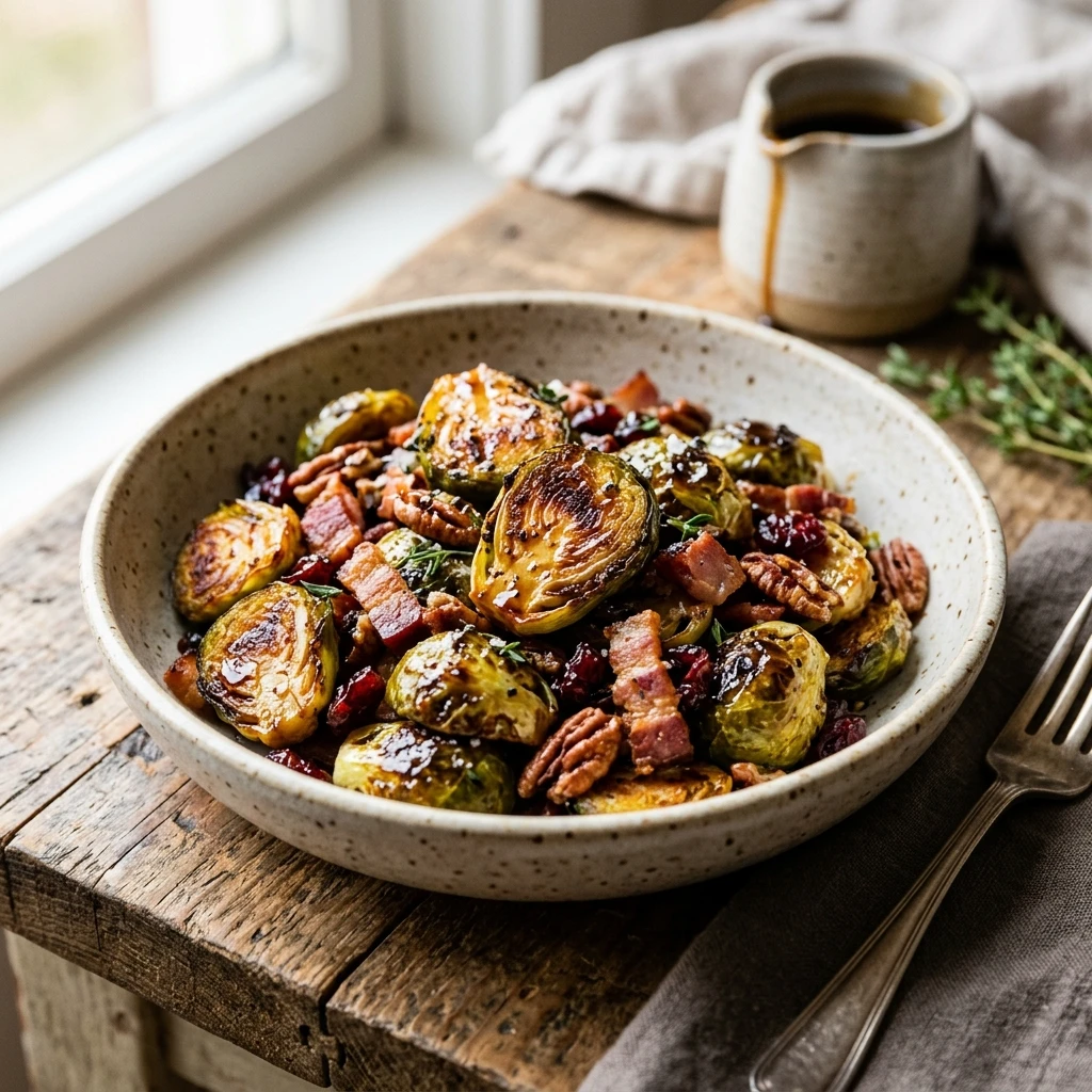 Honey Balsamic Brussels Sprouts Recipe