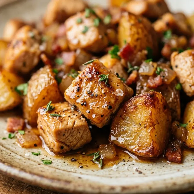 Maple Bacon Chicken Breakfast Hash Recipe - HALAL Chicken