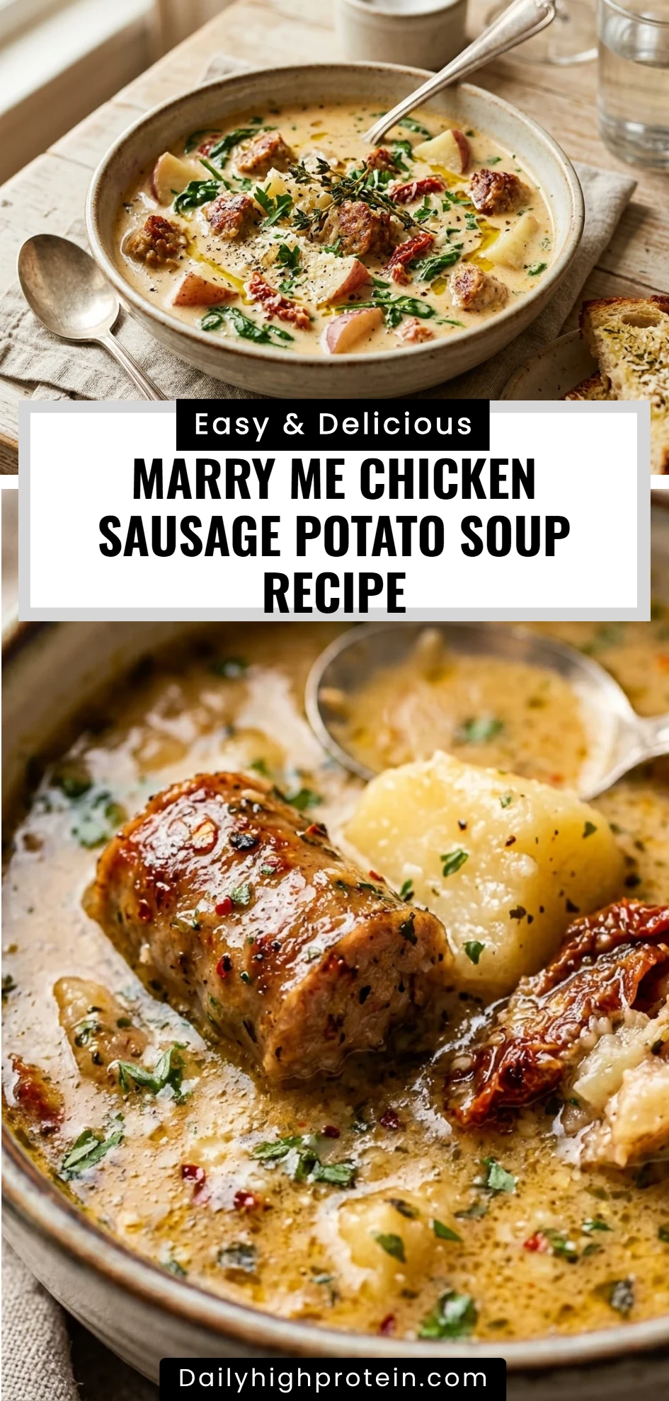 Marry Me Chicken Sausage Potato Soup Recipe