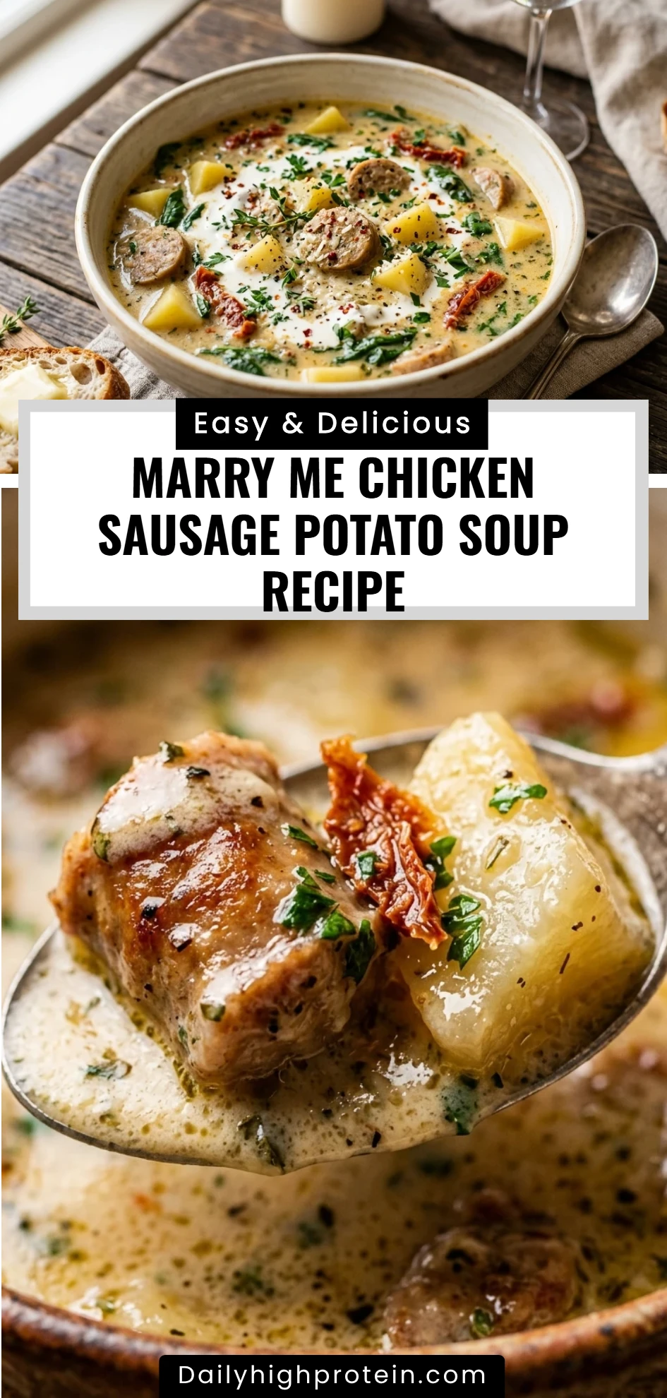 Marry Me Chicken Sausage Potato Soup Recipe