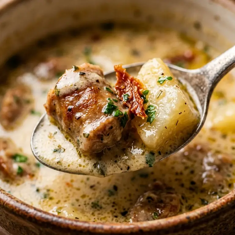 Marry Me Chicken Sausage Potato Soup Recipe