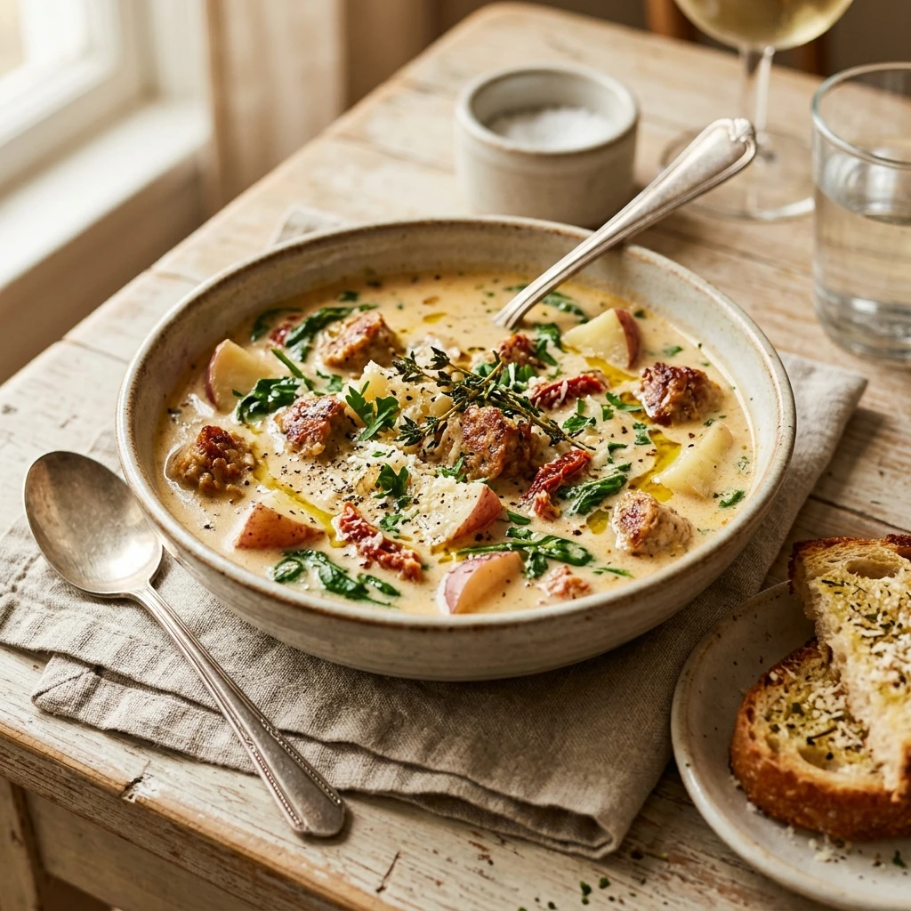 Marry Me Chicken Sausage Potato Soup Recipe